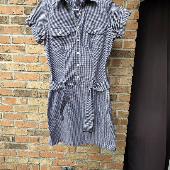 Polo Ralph Lauren Gray and White Mini Dress - Picture 7 of 11